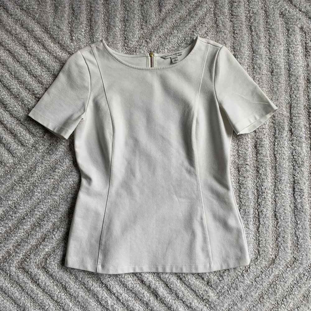 Banana Republic White Top, size 4